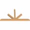 Ekena Millwork Saratoga Timber Gable Bracket, Western Red Cedar, 108"W x 58"H x 5 1/2"D x 5 1/2"F, 13/12 Pitch GBW108X58X0606SAR00SWR - alternate 3